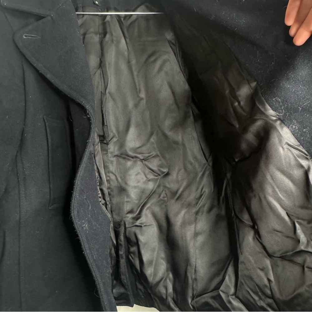 1990’s Polo Jeans Company Ralph Lauren Black Wool Peacoat Women’s - Small - Picture 8 of 8
